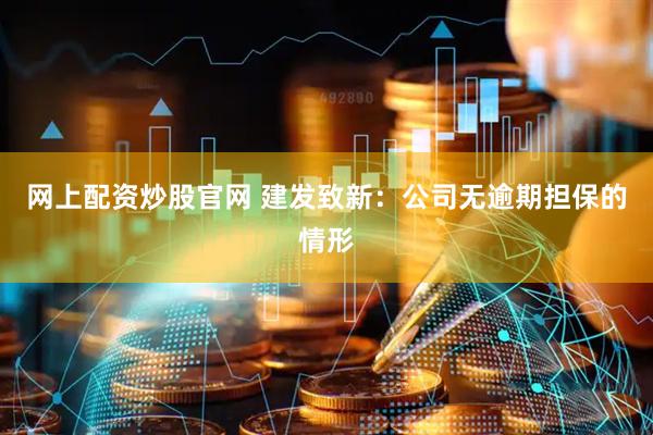 网上配资炒股官网 建发致新：公司无逾期担保的情形